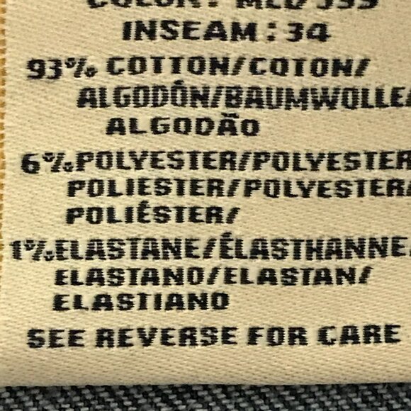 Miss Me Bootcut Jeans Women 31 Blue Mid Rise Flap Pockets Rhinestone Medium Wash - Picture 15 of 16